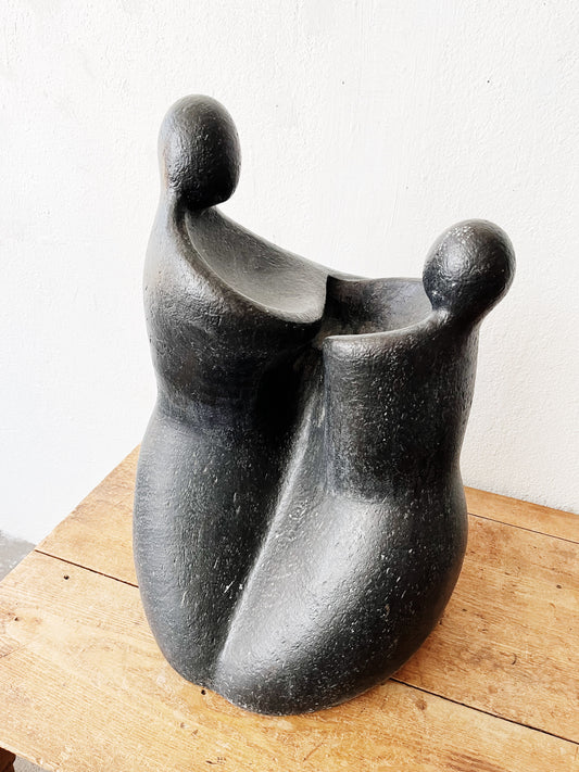 Modernist Raku Sculpture