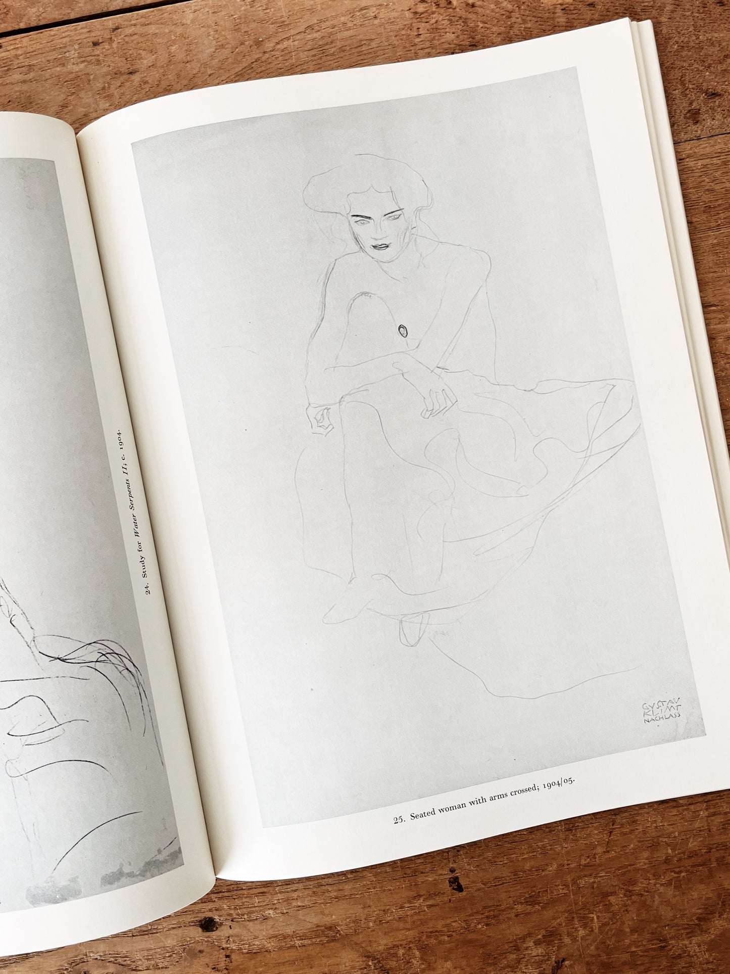 Vintage Klimt Art Book
