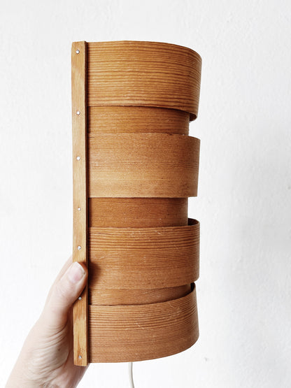 Handmade Mid Century Birch Sconce