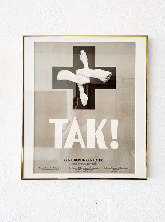 Vintage Piotr Szyhalski Exhibit Poster