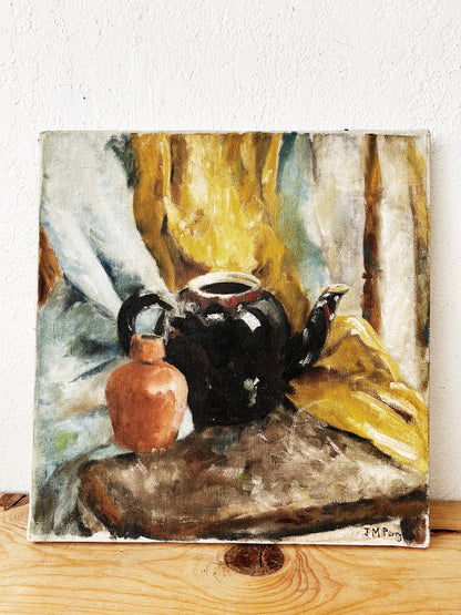 Antique Oil Still Life