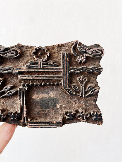 Antique Batik Printing Block