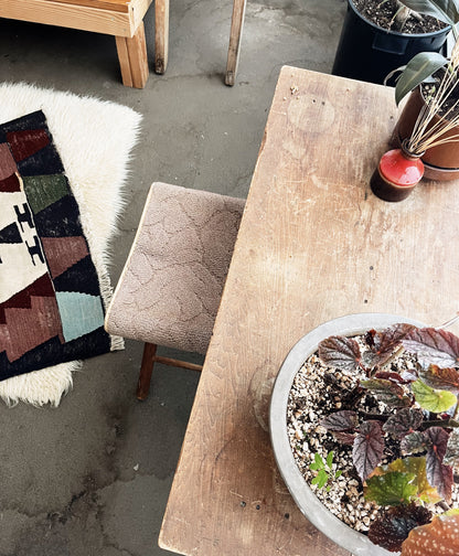 Vintage Folding Carpet Stool