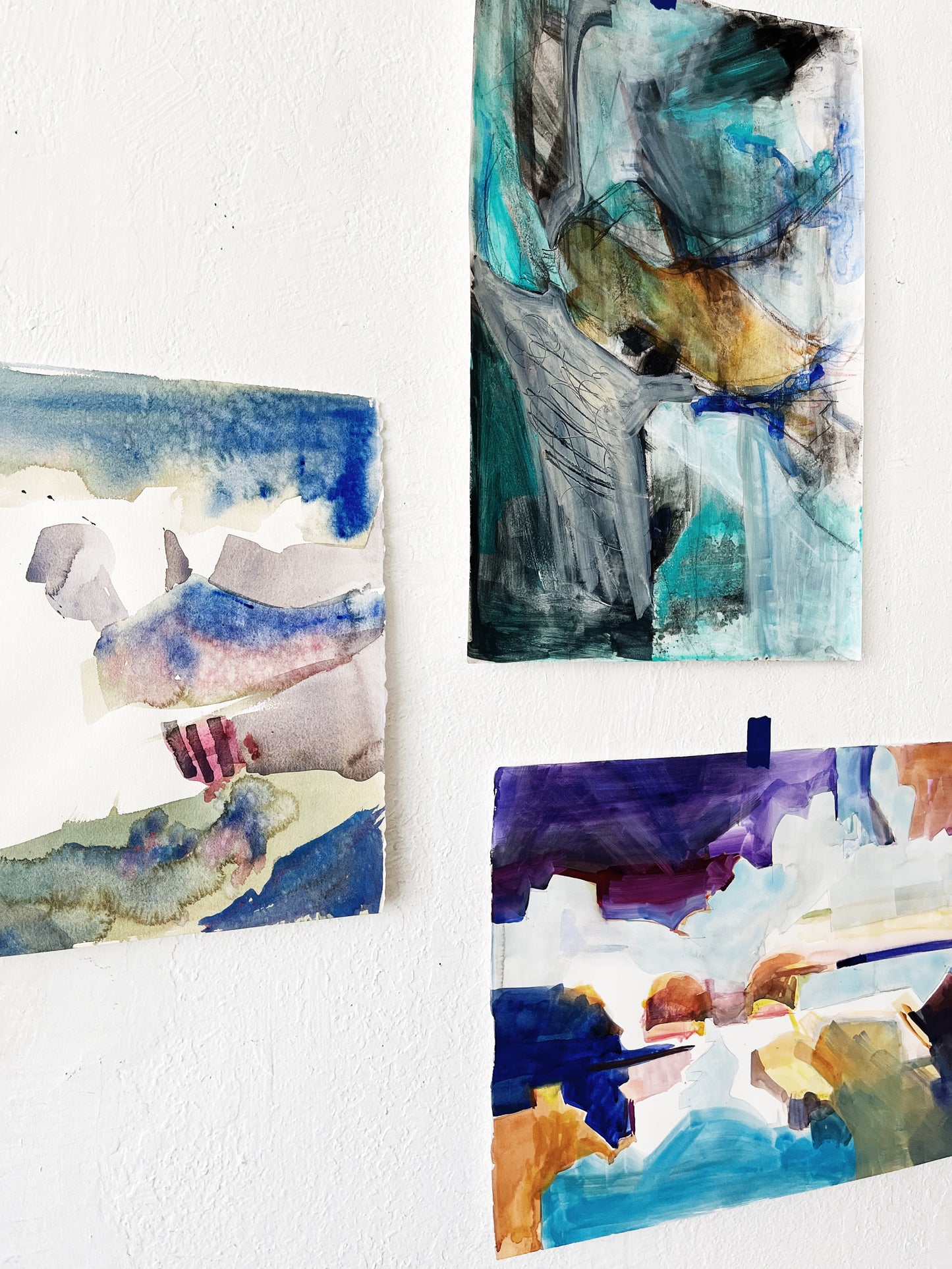 Original Abstract Watercolor Painting