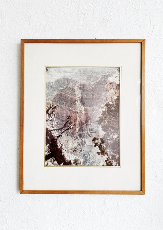 Large Format Framed Canyon Film Photograph