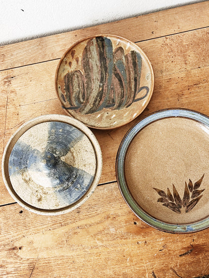 Set of Vintage Stoneware Dishes