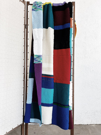 Crochet Color Block Afghan