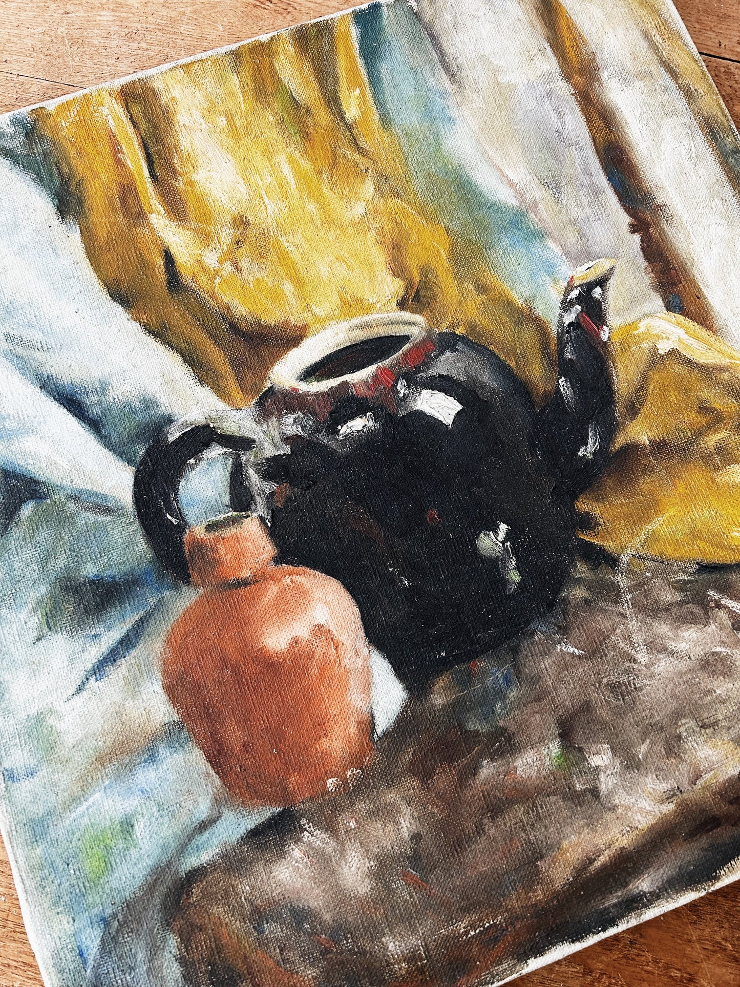 Antique Oil Still Life