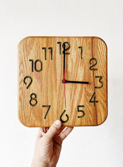Vintage Wood Wall Clock