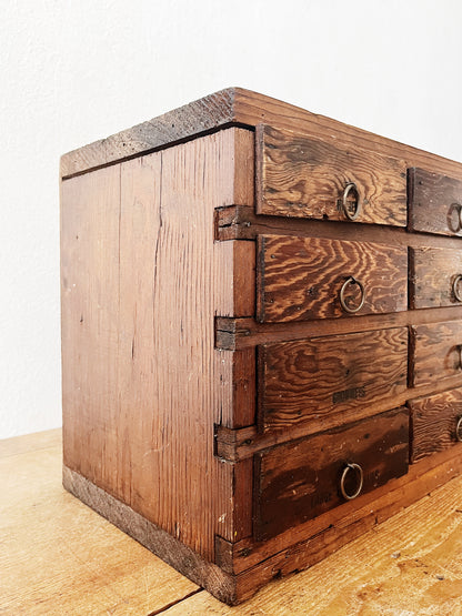 Vintage Industrial Wood Drawers