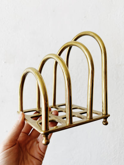 Chunky Vtg Brass Holder