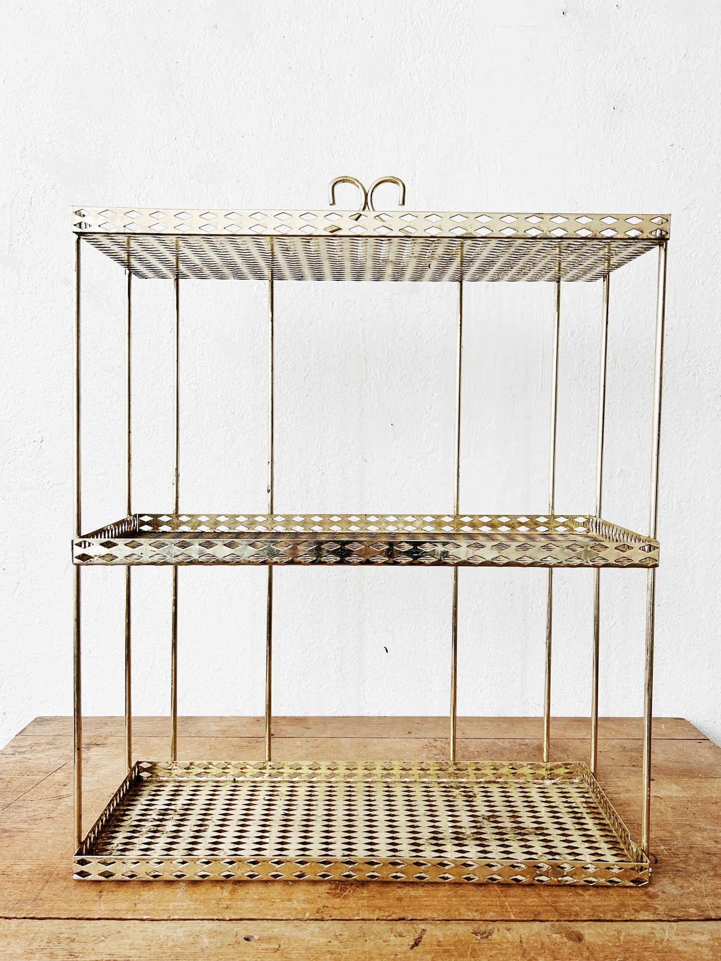 Mid Century Metal Shelf