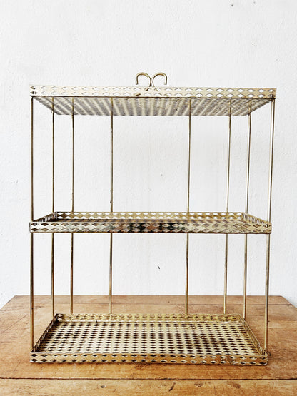 Mid Century Metal Shelf