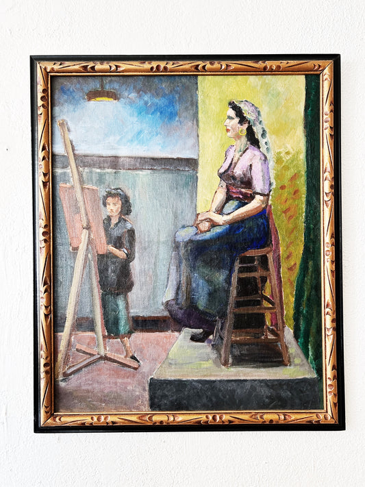 Antique Oil Painting