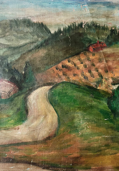 Antique Folk Art Painting