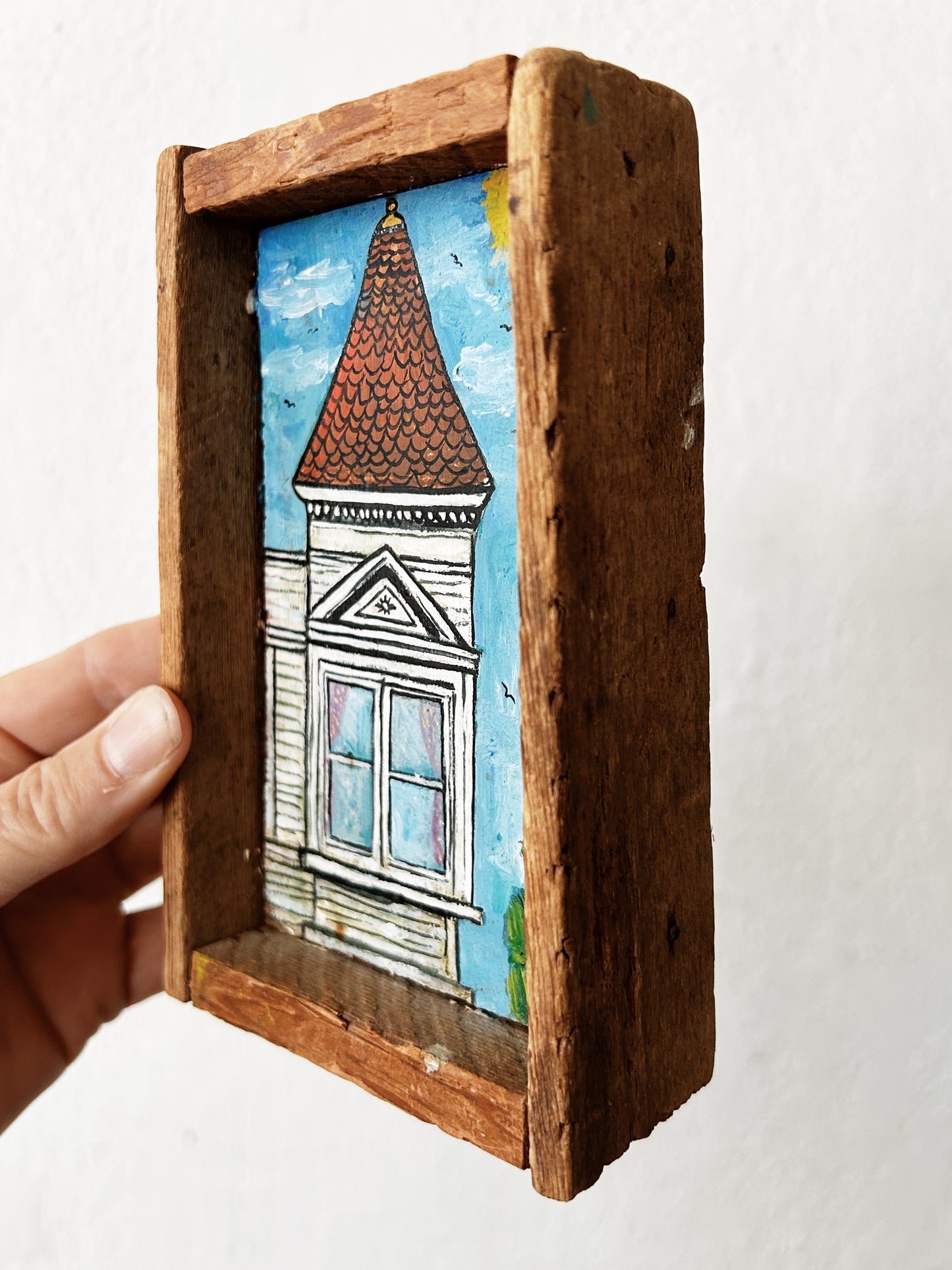 Vtg Miniature Painting