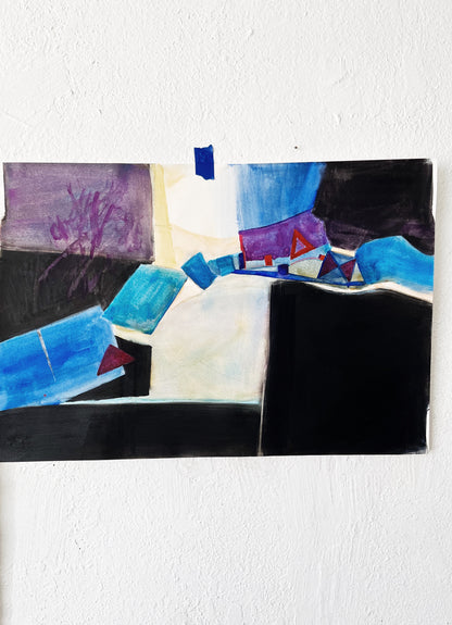 Original Abstract Watercolor Painting