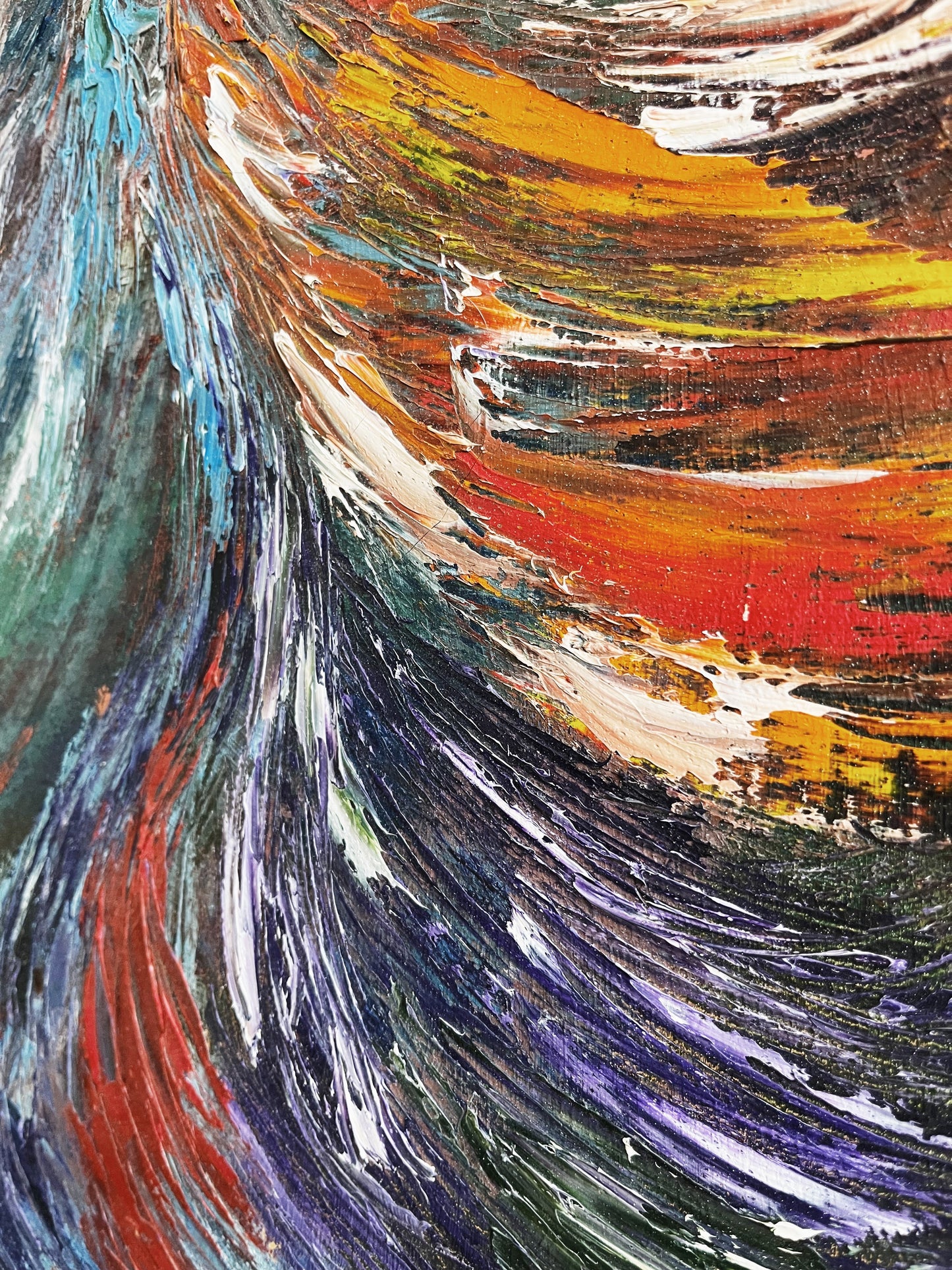 Vintage Original Abstract Painting