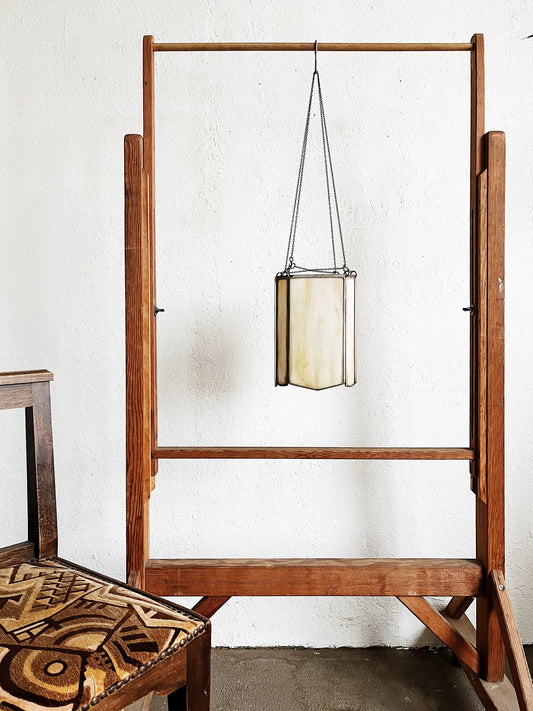 Antique Slag Glass Lampshade