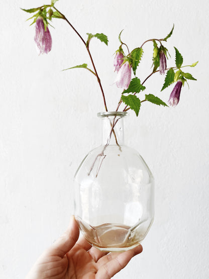 Old Faceted Glass Decanter