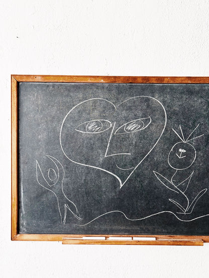 Vtg Chalkboard