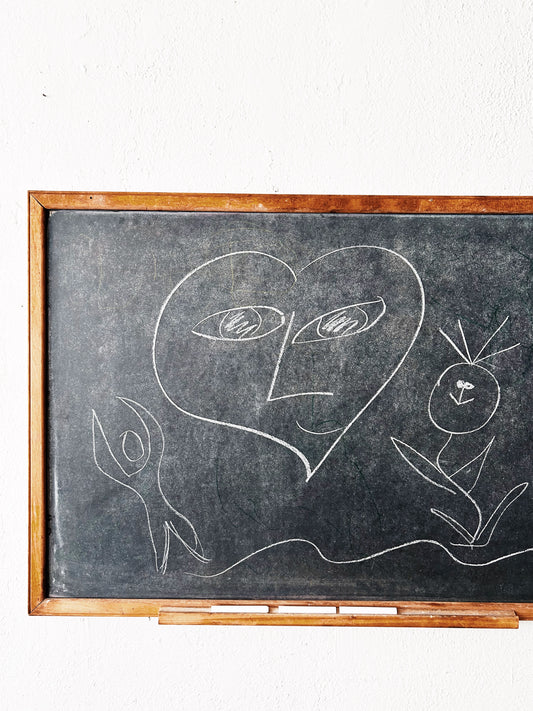 Vtg Chalkboard