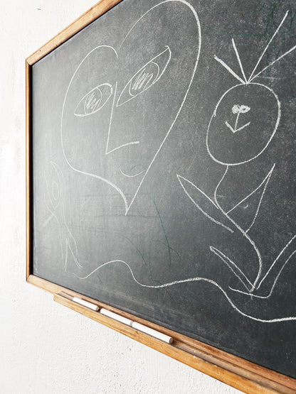 Vtg Chalkboard