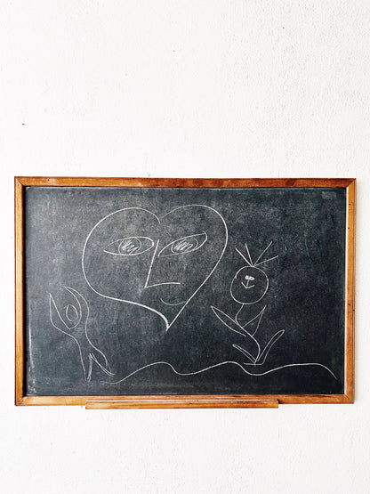 Vtg Chalkboard