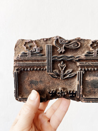 Antique Batik Printing Block