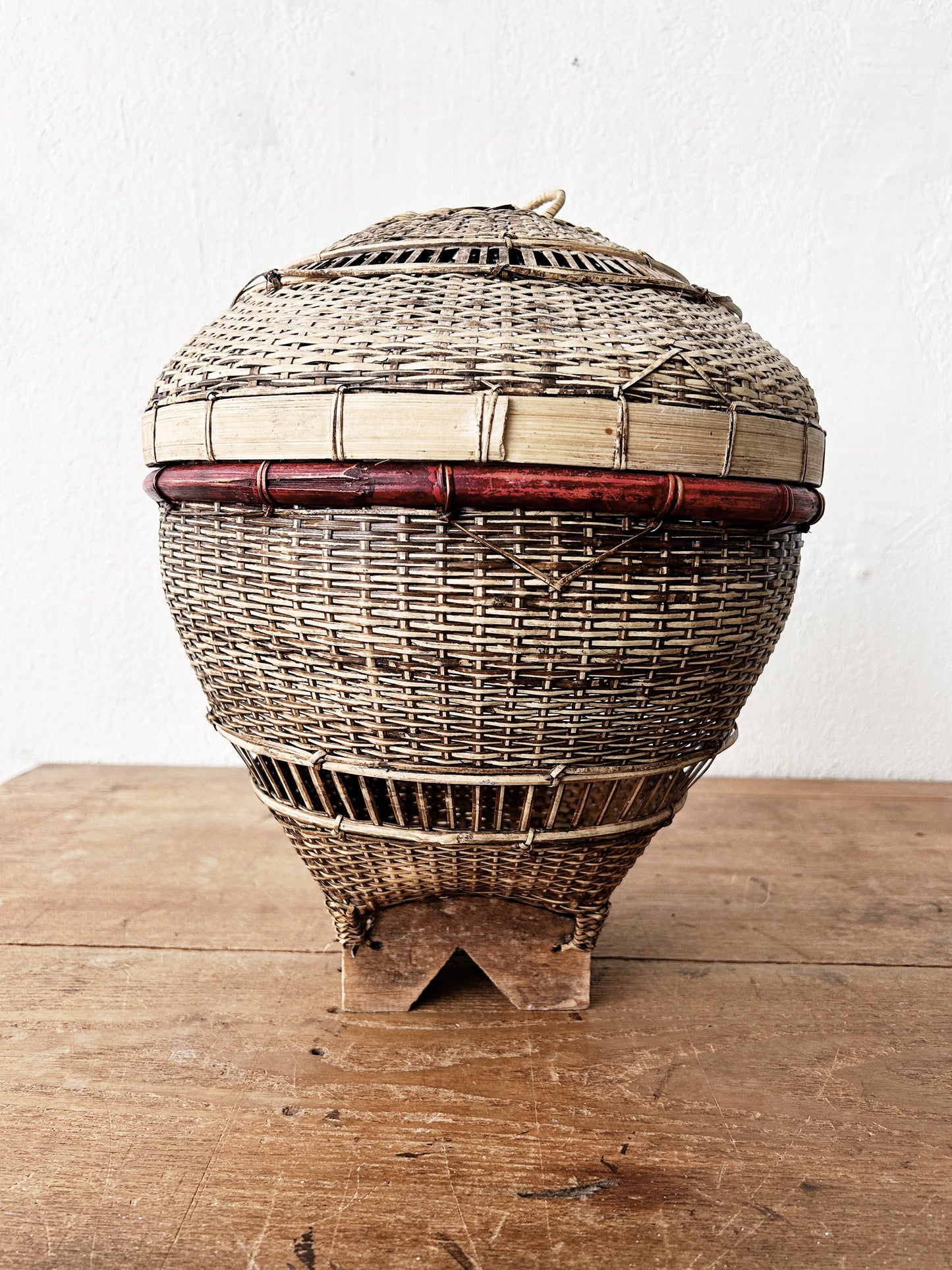 Vintage Balinese Fishing Basket