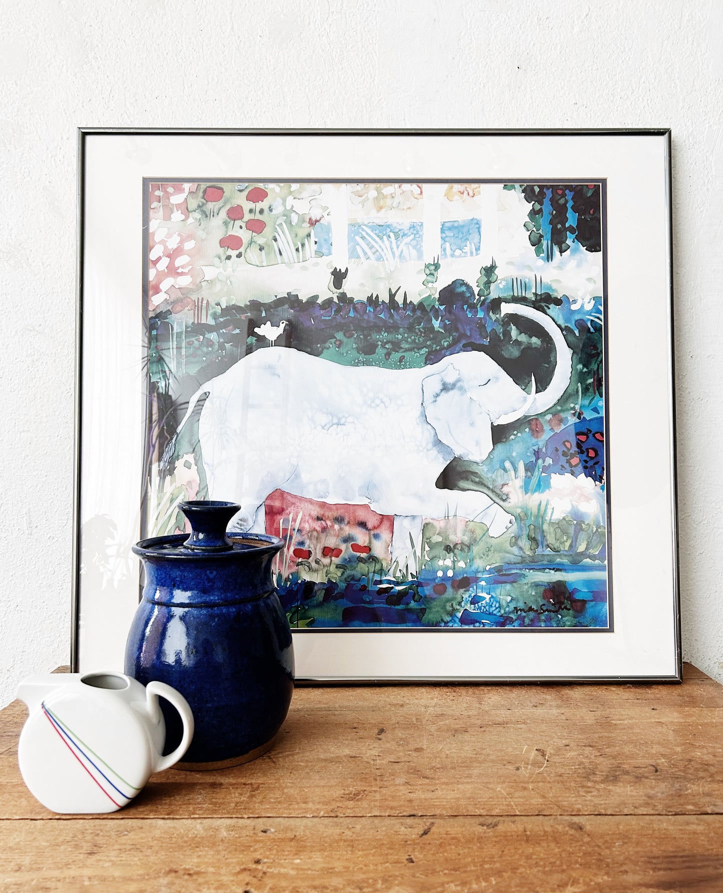 Vtg Mike Smith Framed Print