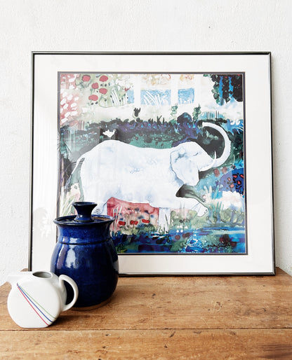 Vtg Mike Smith Framed Print