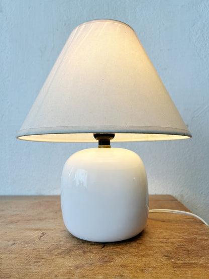 Vintage Ceramic Lamp with Shade