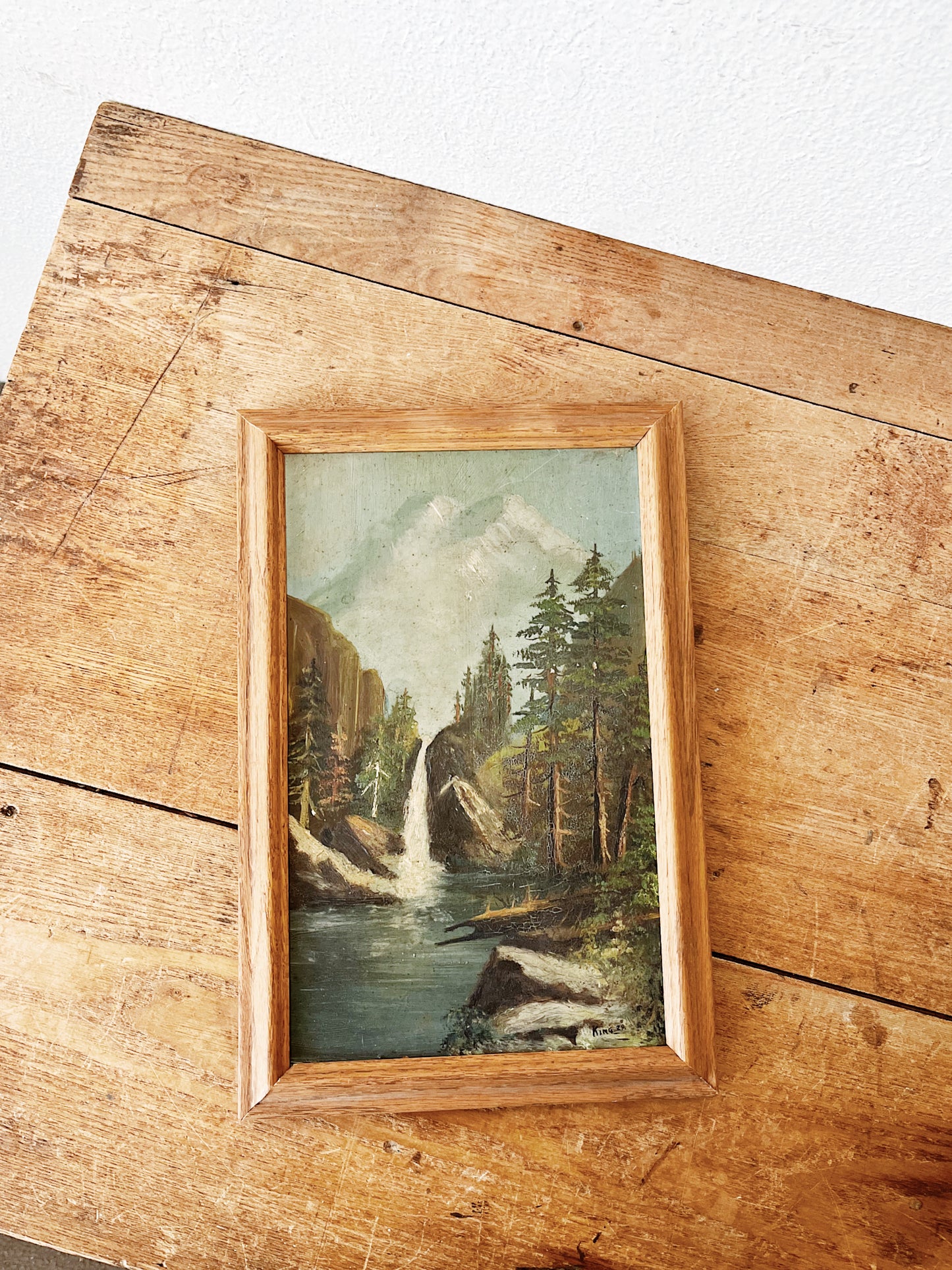 Antique Landscape Painting