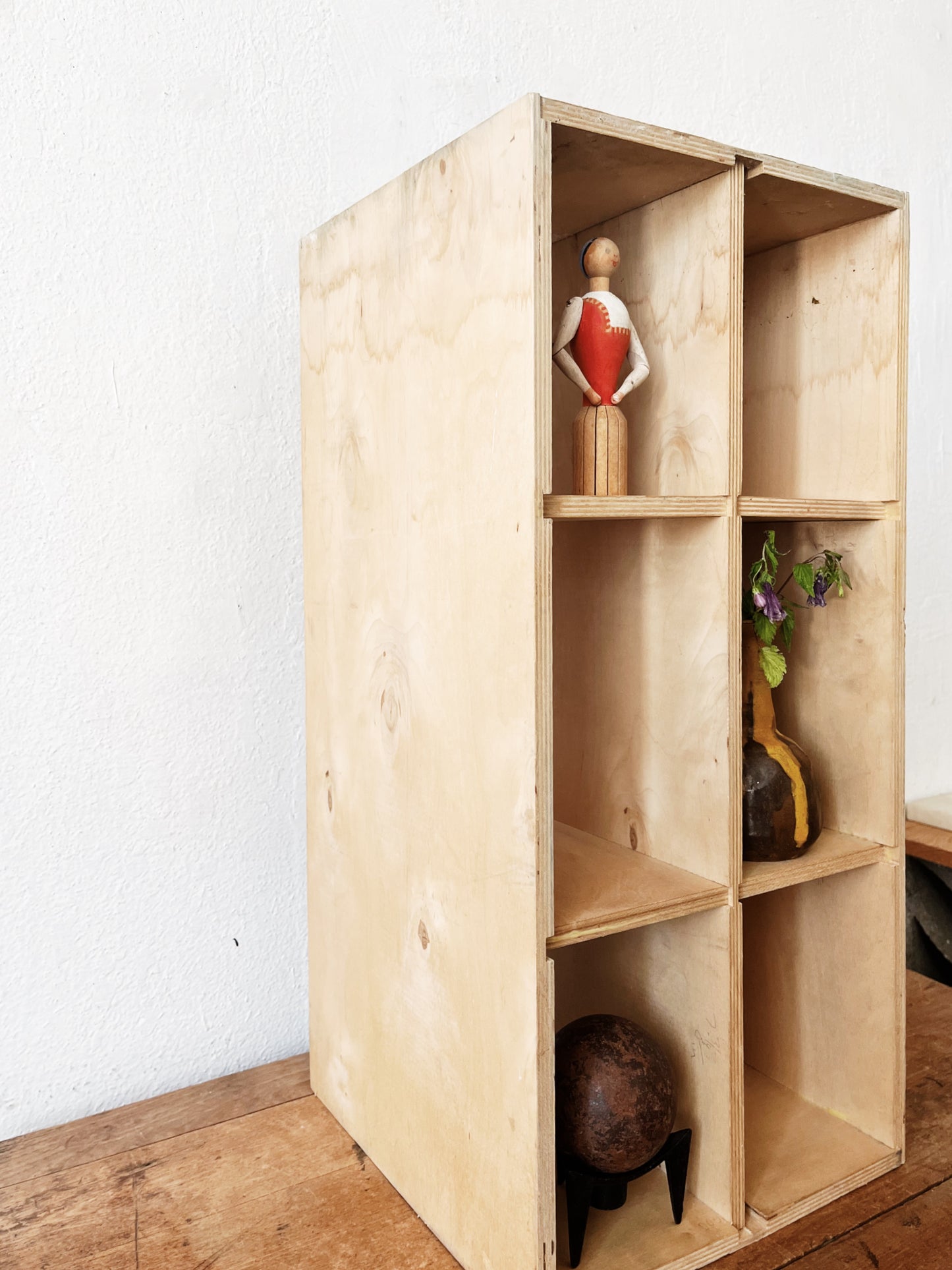 Handmade Ply Cubby Shelf