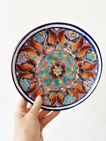 Hand Painted Ceramic Plates Mexico
