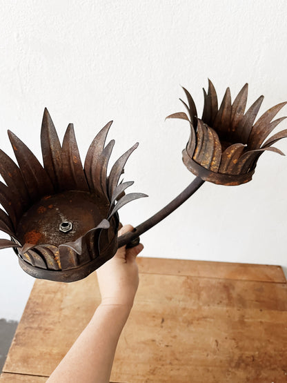 Antique Gothic Iron Sconce