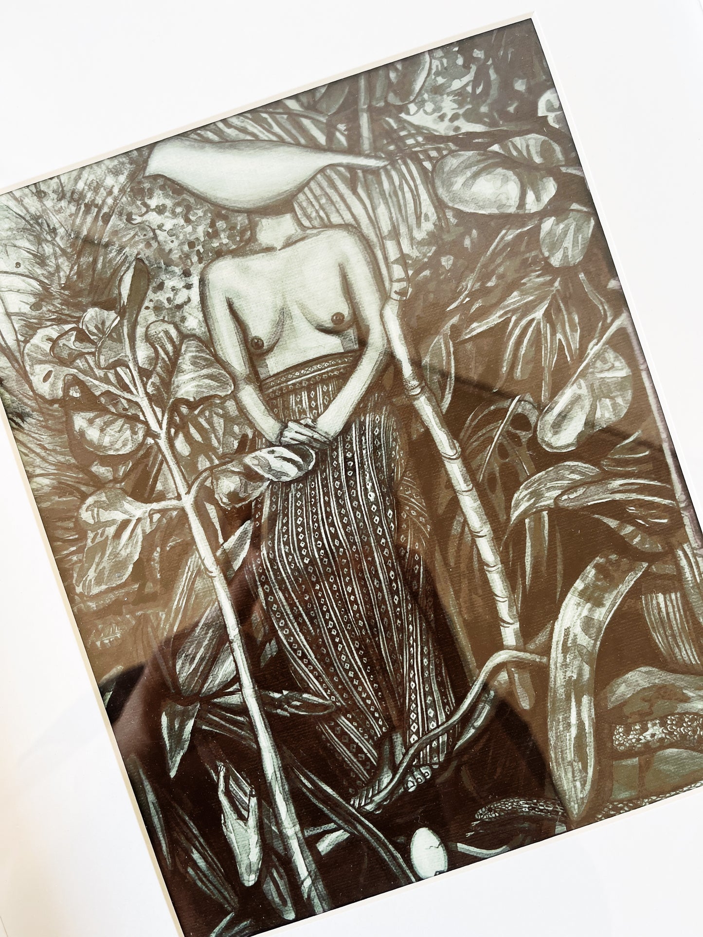 Framed Surrealist Print