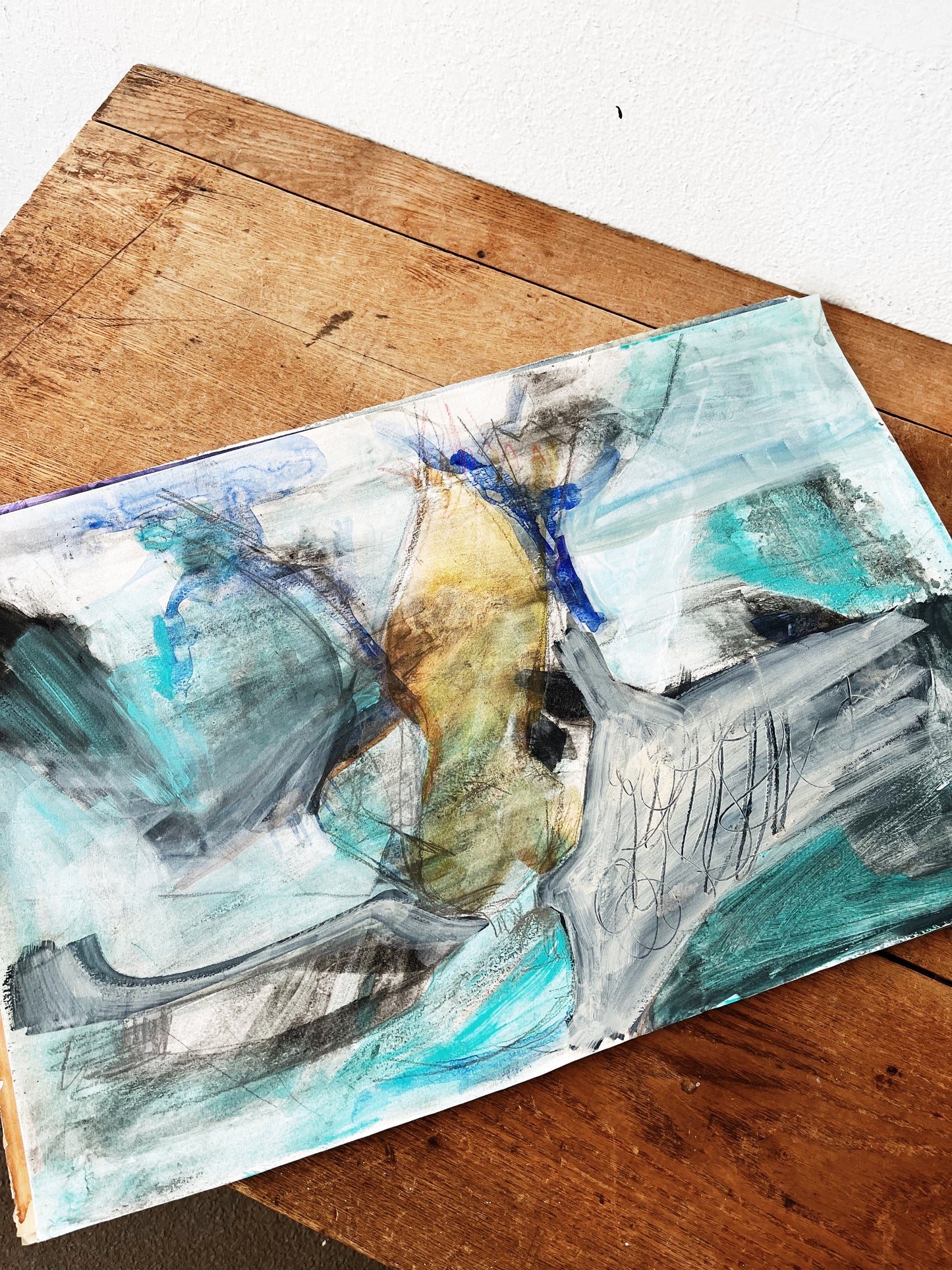 Original Abstract Watercolor Painting