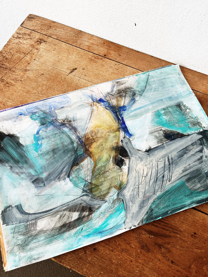 Original Abstract Watercolor Painting