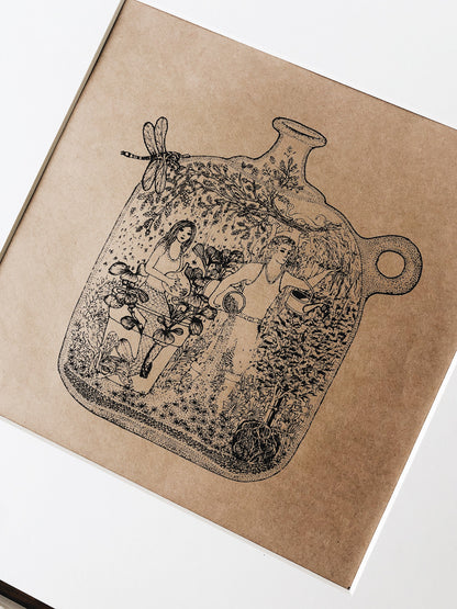 Vintage Win Ng Illustration