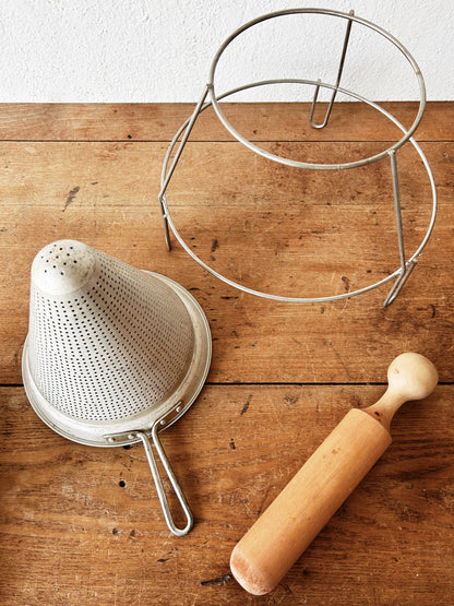 Mid Century 3 Piece Sieve