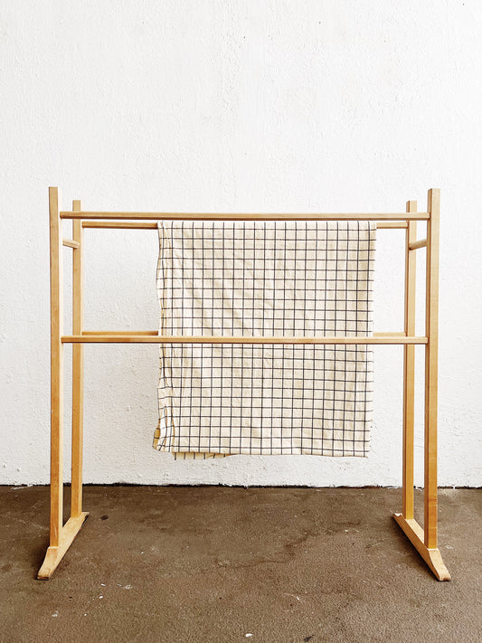 Natural Birch Textile Rack