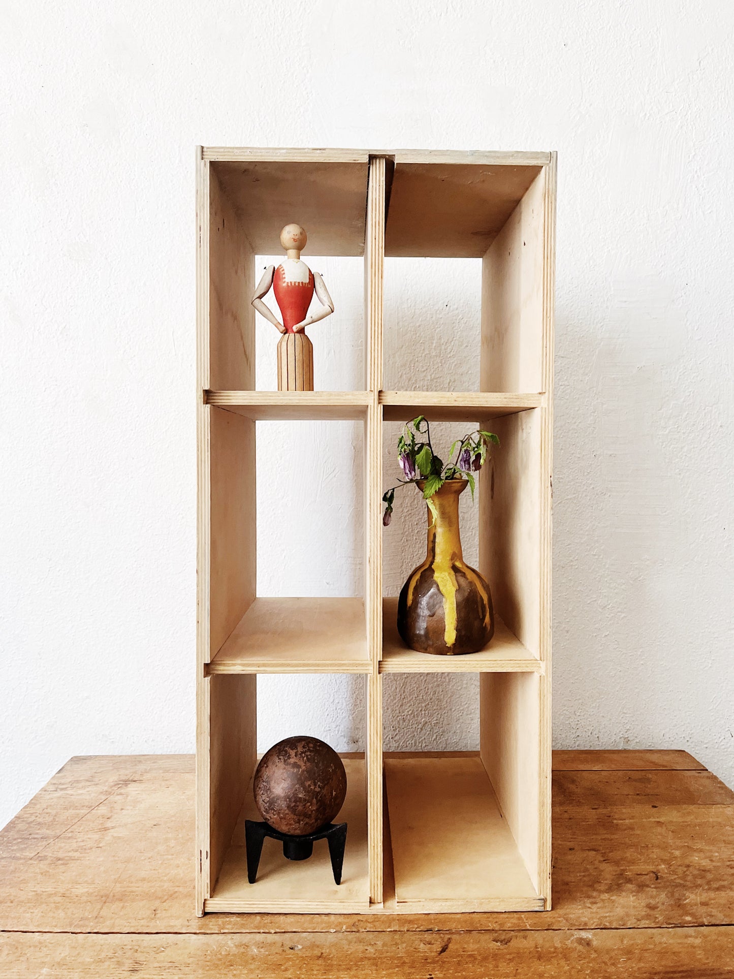 Handmade Ply Cubby Shelf