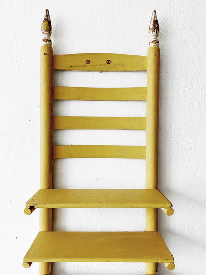 Re Purposed Vintage Chair Shelf