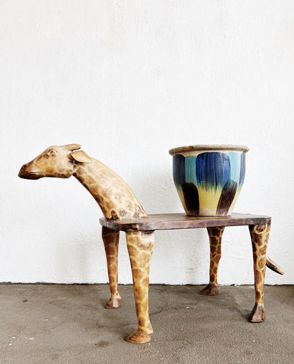 Vintage Wood Giraffe table/Bench