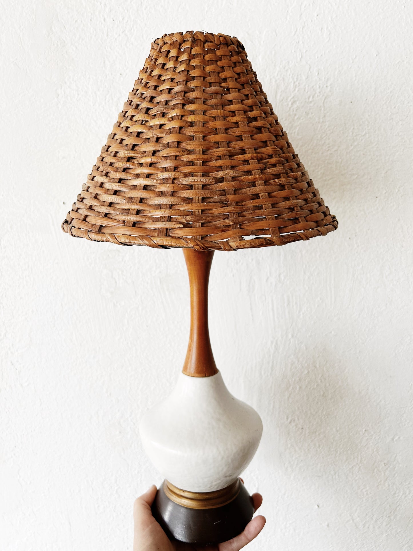 Mid Century Lamp with Shade