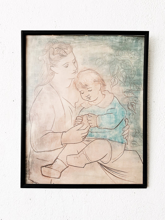 Vintage Framed Picasso Lithograph