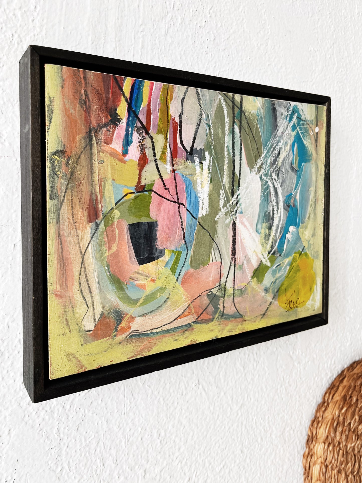 Vintage Abstract Expressionist Painting