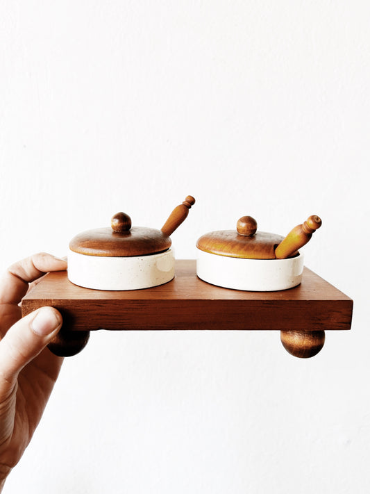 Vintage Condiment Set
